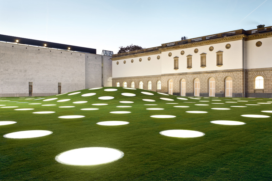 Der Erweiterungsbau des Städel Museums - Außenansicht