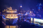 MSC Magnifica und Deutschland in der Parade. Copyright: Dirk Rotermundt, bcs media.