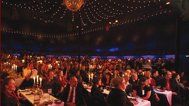 Kulturmarken-Gala 2010 im TIPI am Kanzleramt - Ansicht innen